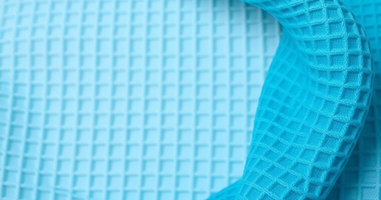 Вафельное полотно: что это за ткань и почему она так любима